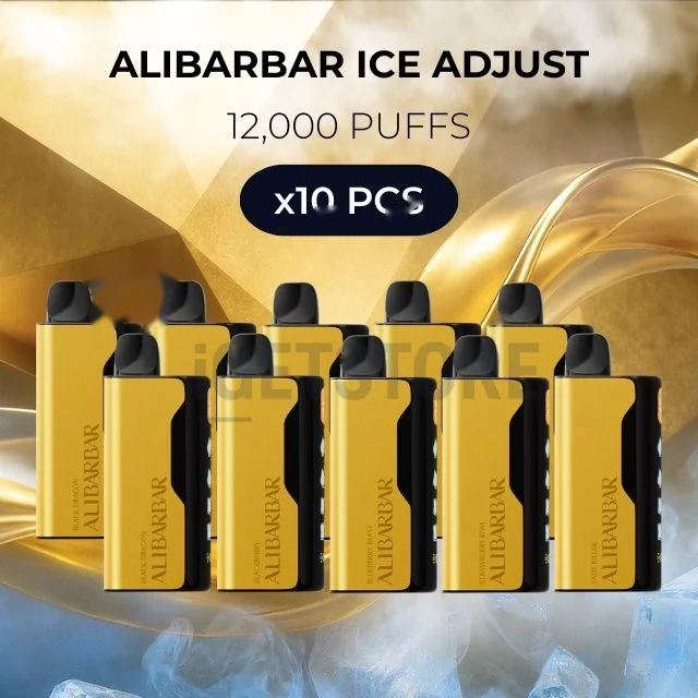 10 PCS โ Alibarbar Ice Adjust 12000 Puffs