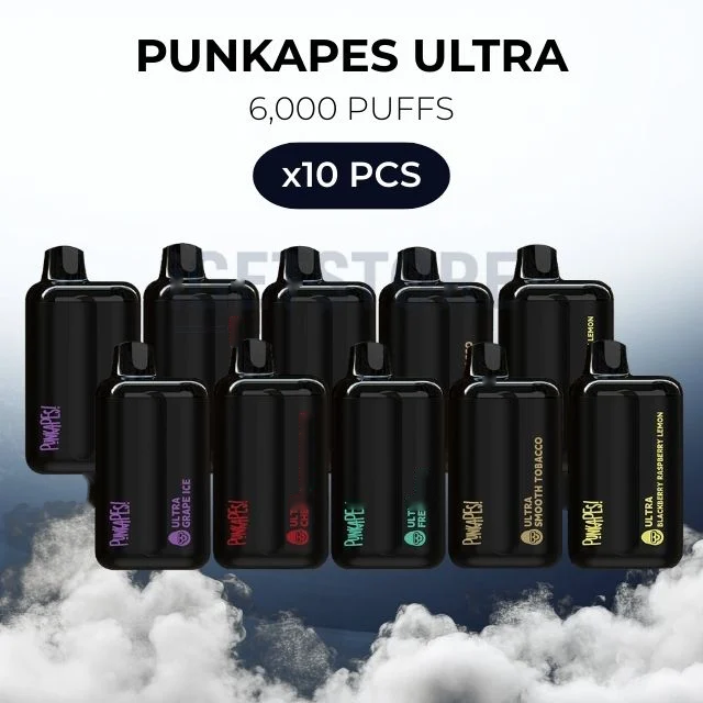 10 PCS โ Punkapes Ultra 6000 Puffs