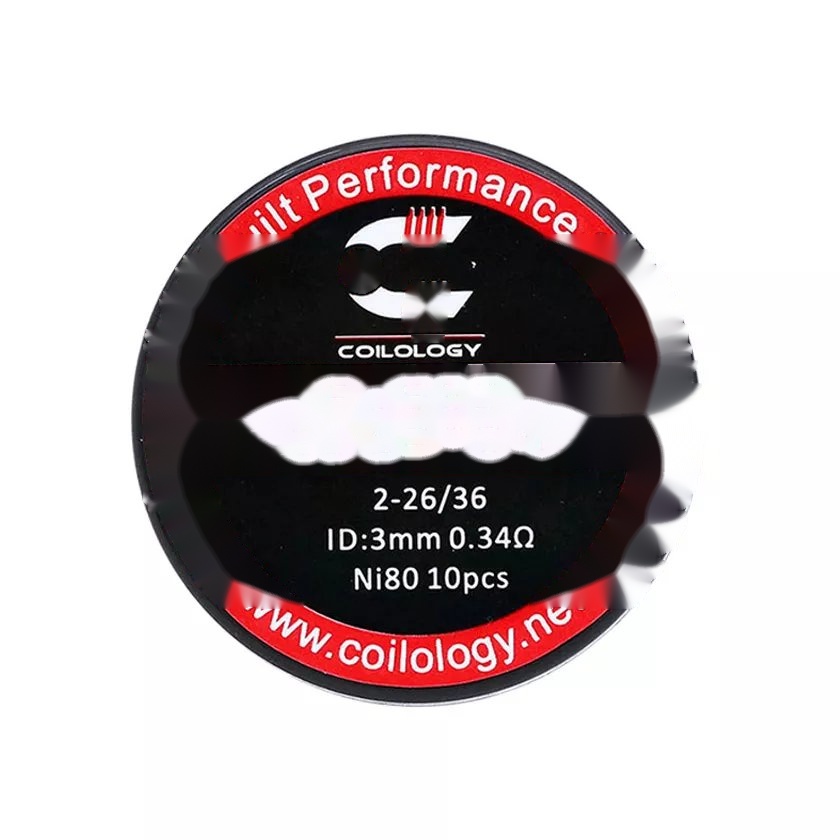 10pcs Coilology Fused Clapton Prebuilt Coil 26ga*2+36ga