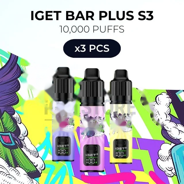 3 PCS โ IGET Bar Plus S3 10000 Puffs