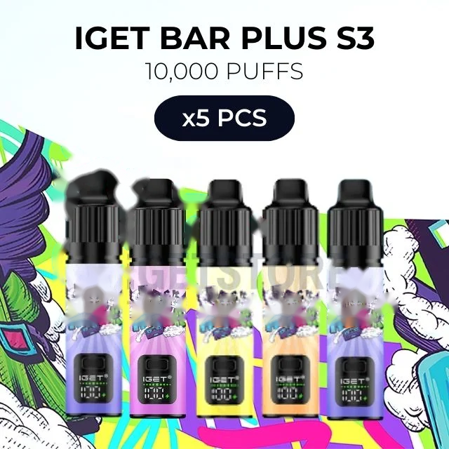 5 PCS โ IGET Bar Plus S3 10000 Puffs