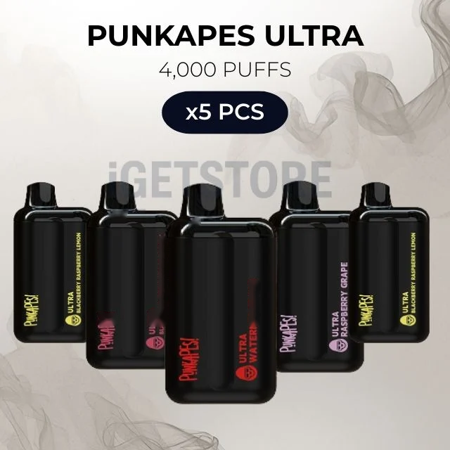 5 PCS – Punkapes Ultra 4000 Puffs