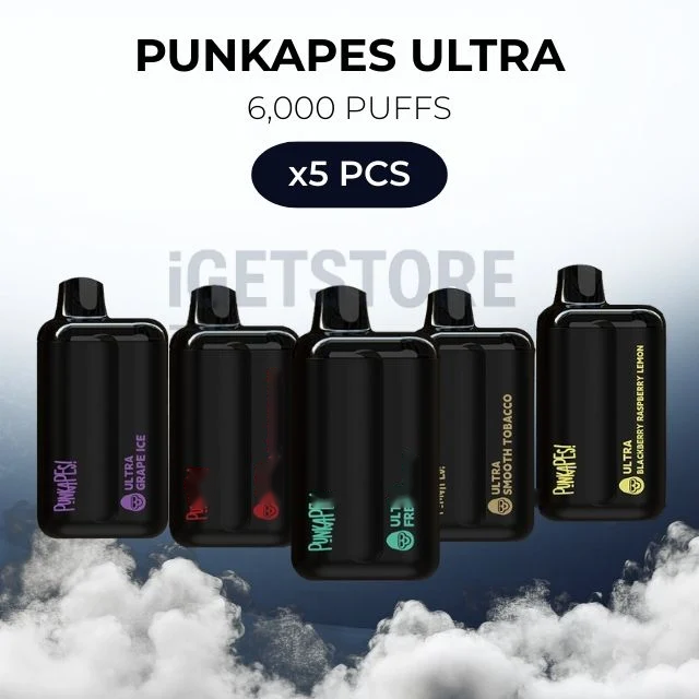 5 PCS – Punkapes Ultra 6000 Puffs
