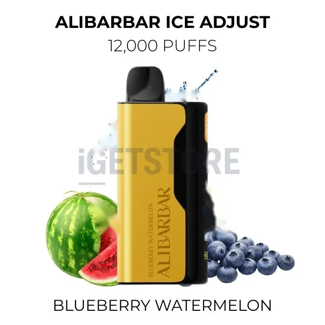 Alibarbar Ice Adjust 12000 Puffs – Blueberry Watermelon