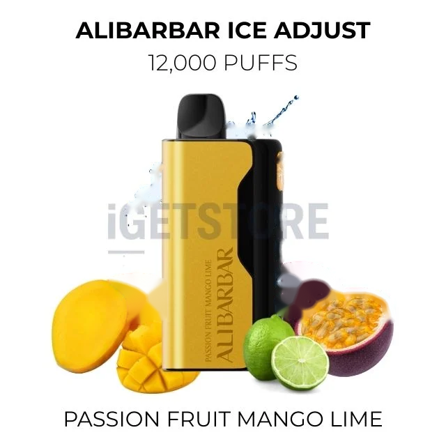 Alibarbar Ice Adjust 12000 Puffs – Passion Fruit Mango Lime