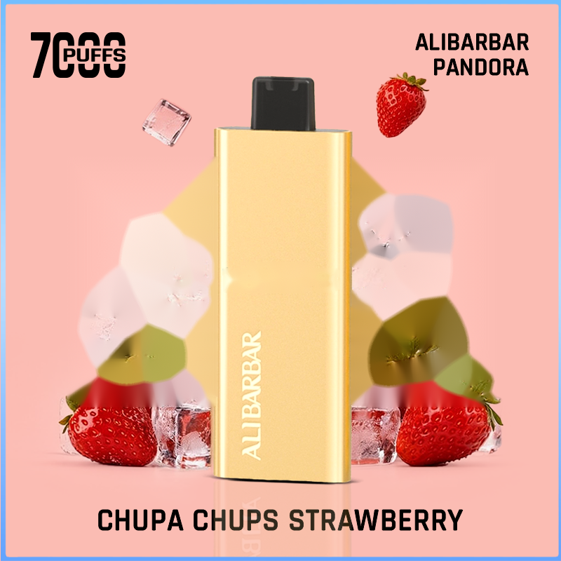 Alibarbar Pandora Chupa Chups Strawberry 7000 Puffs