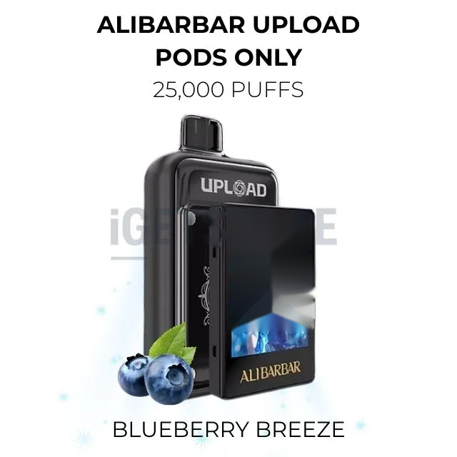 Alibarbar Upload Pods Only 25000 Puffs – Blueberry Breeze