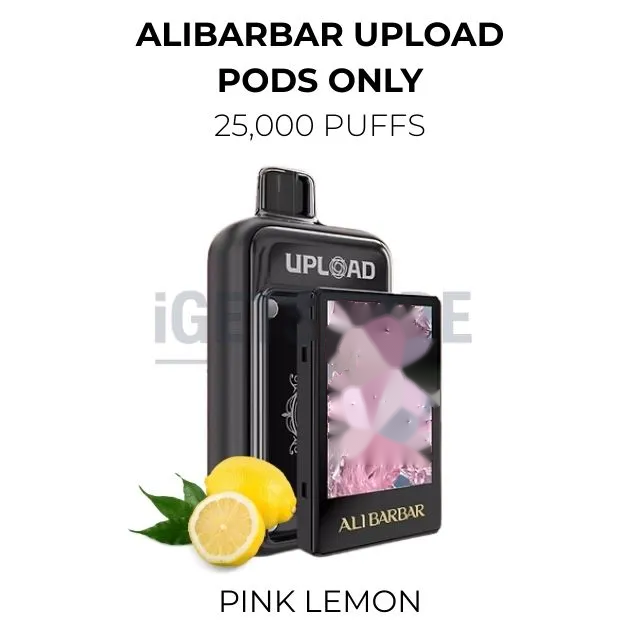 Alibarbar Upload Pods Only 25000 Puffs – Pink Lemon