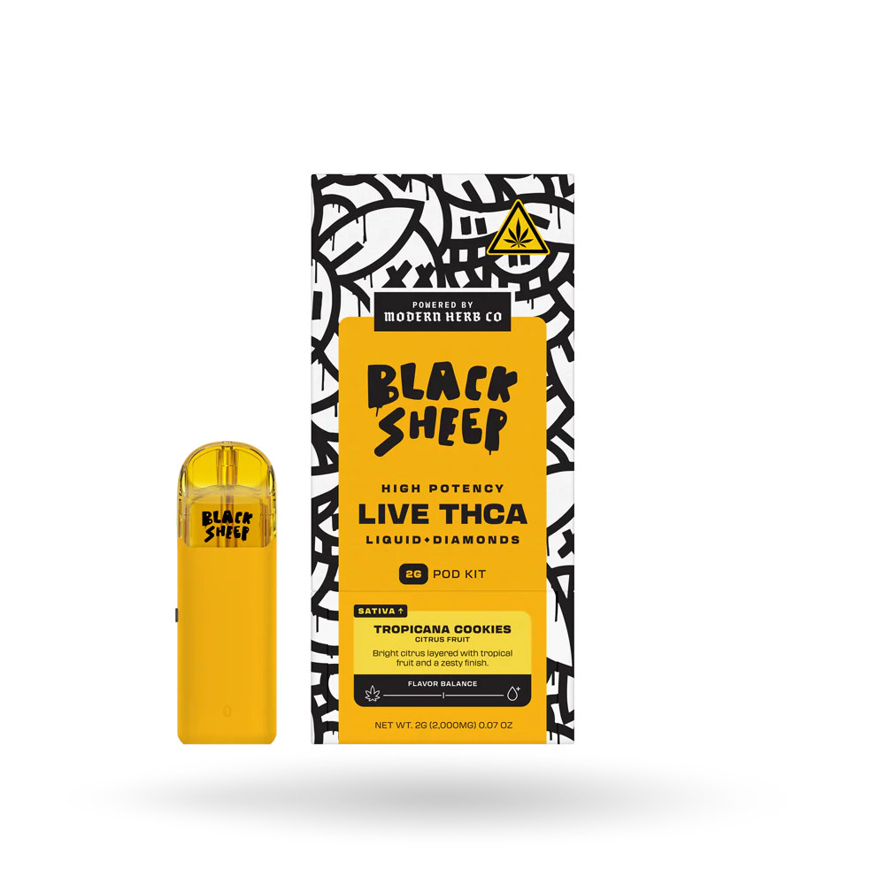 Black Sheep THCA Quad Blend Pod Kit Pineapple Haze