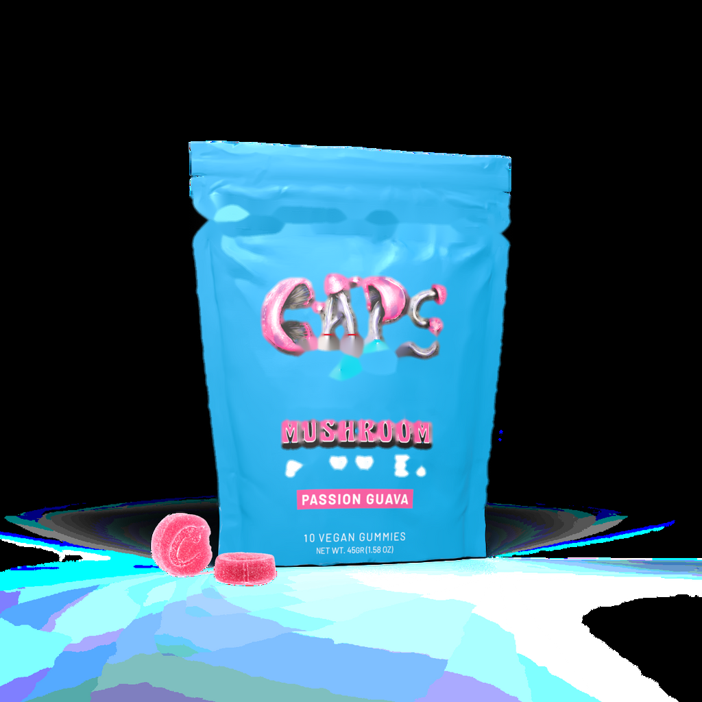 Cookies - Mushroom Gummy 6mg 10ct Bag - Passion Guava