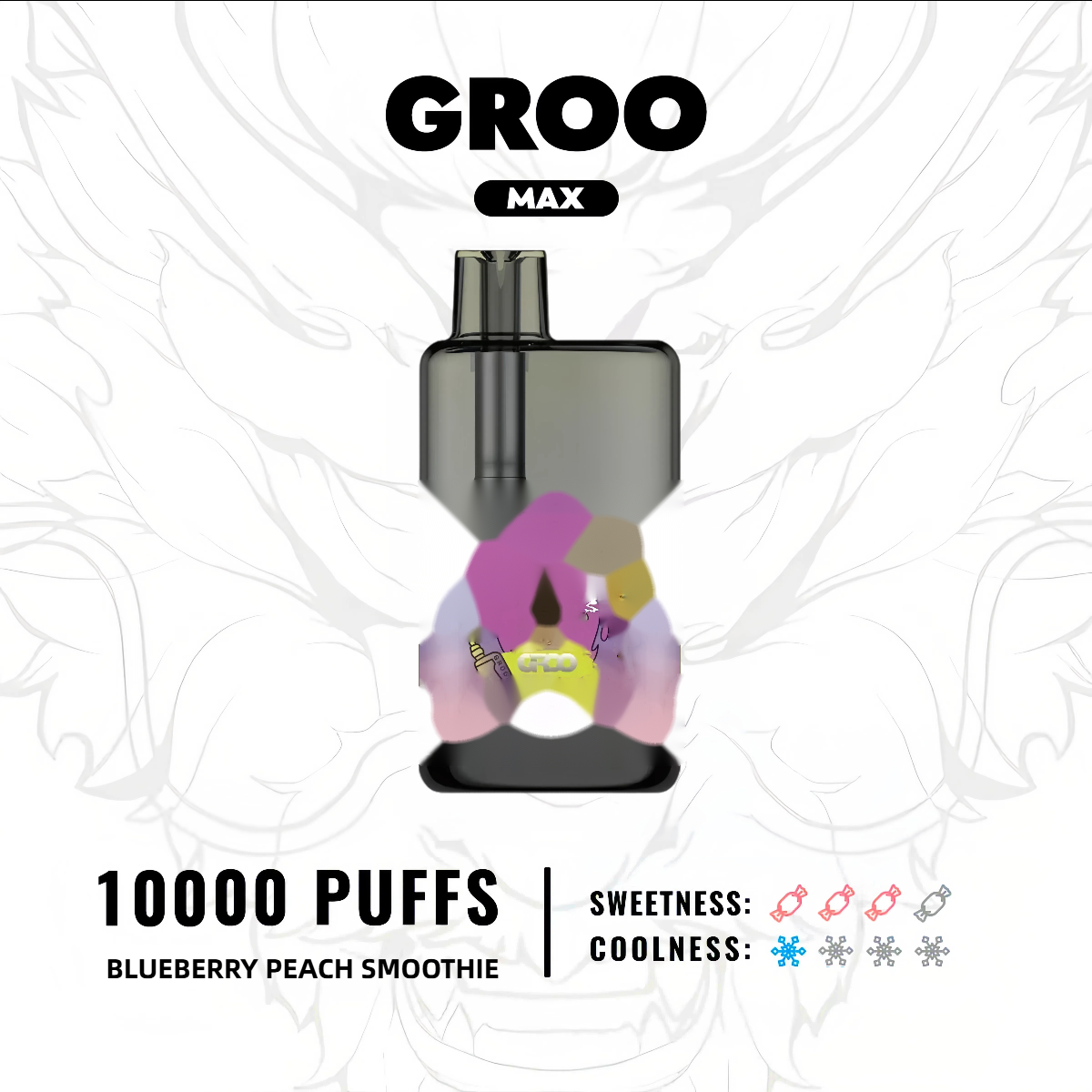 GROO MAX - BLUEBERRY PEACH SMOOTHIE