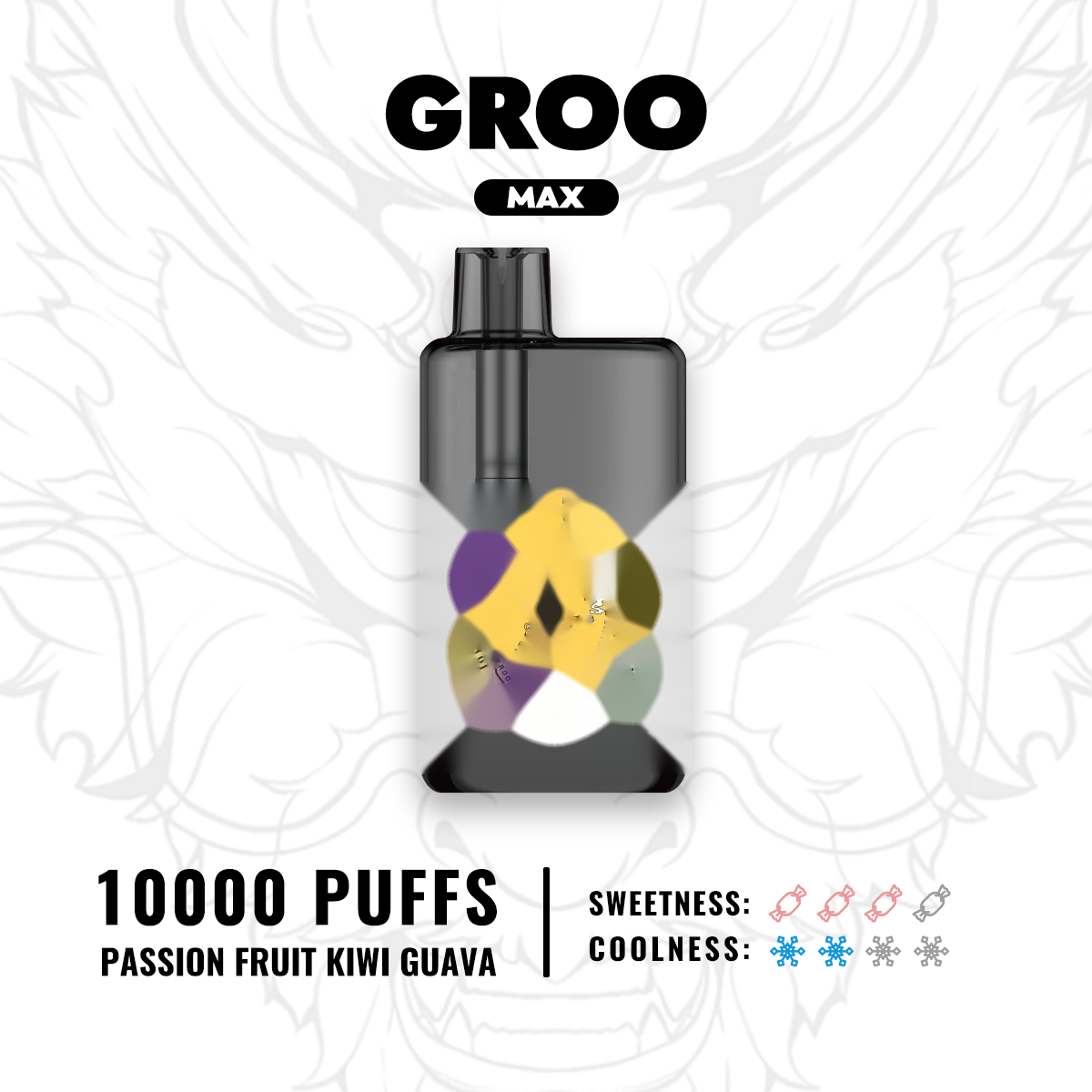 GROO MAX - PASSION FRUIT KIWI GUAVA