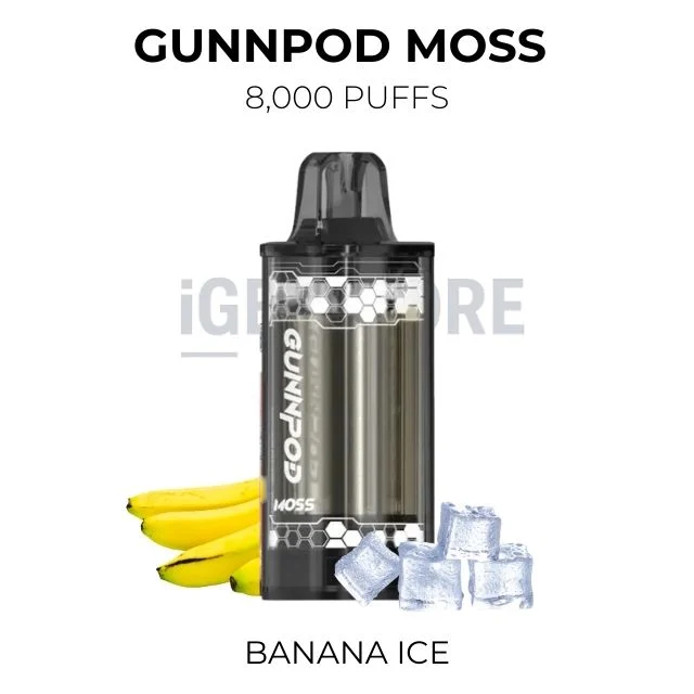 GunnPod Moss 8000 โ Banana Ice