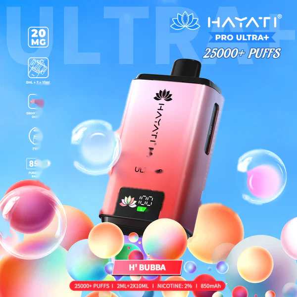 Hayati Pro Ultra Plus 25000, 25k Puffs Prefilled Pod Kit