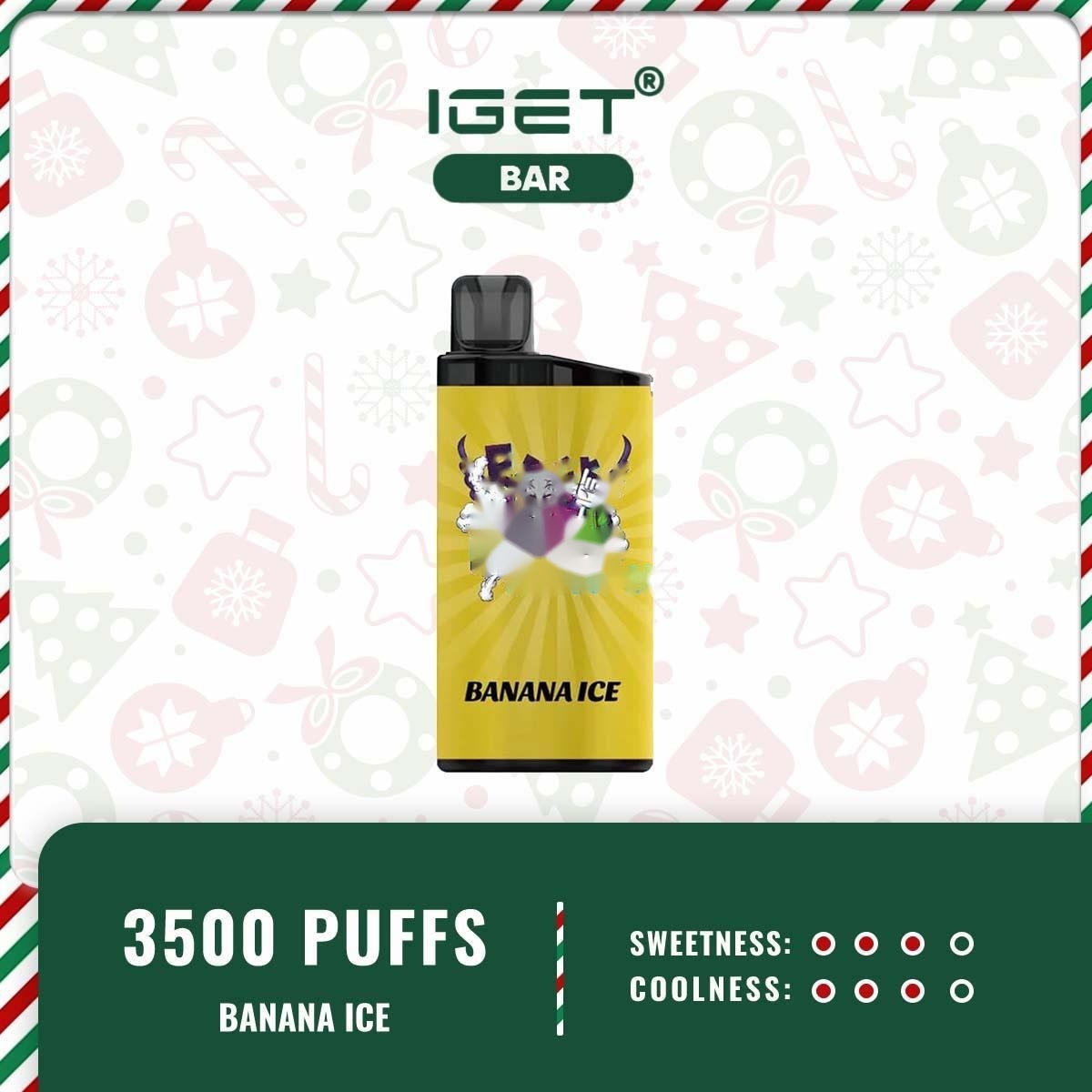 IGET BAR BANANA ICE – 3500 PUFFS