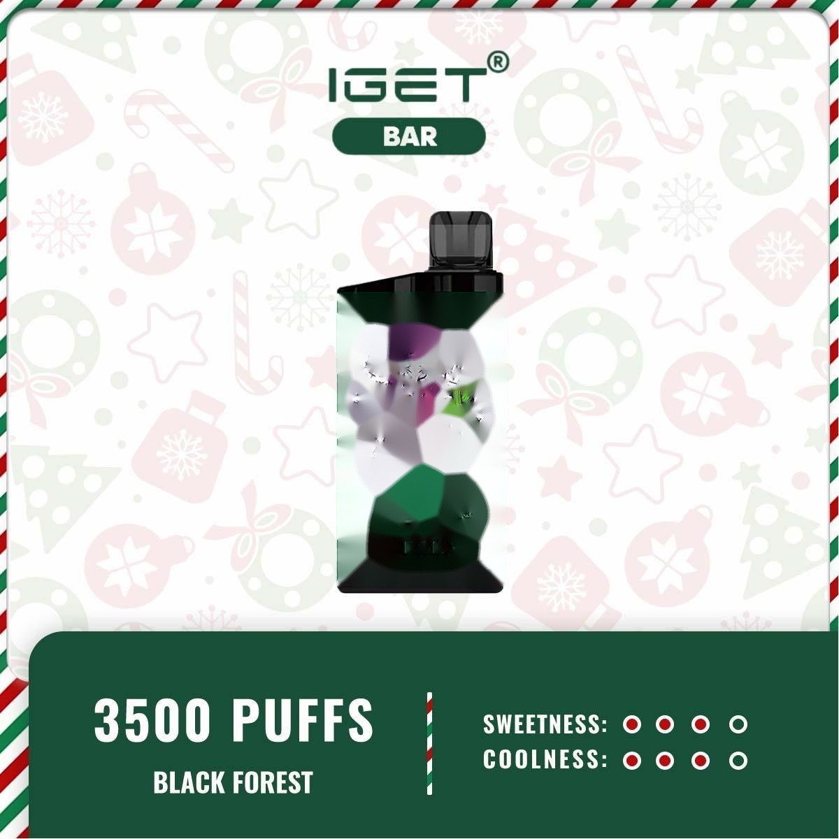 IGET BAR BLACK FOREST – 3500 PUFFS