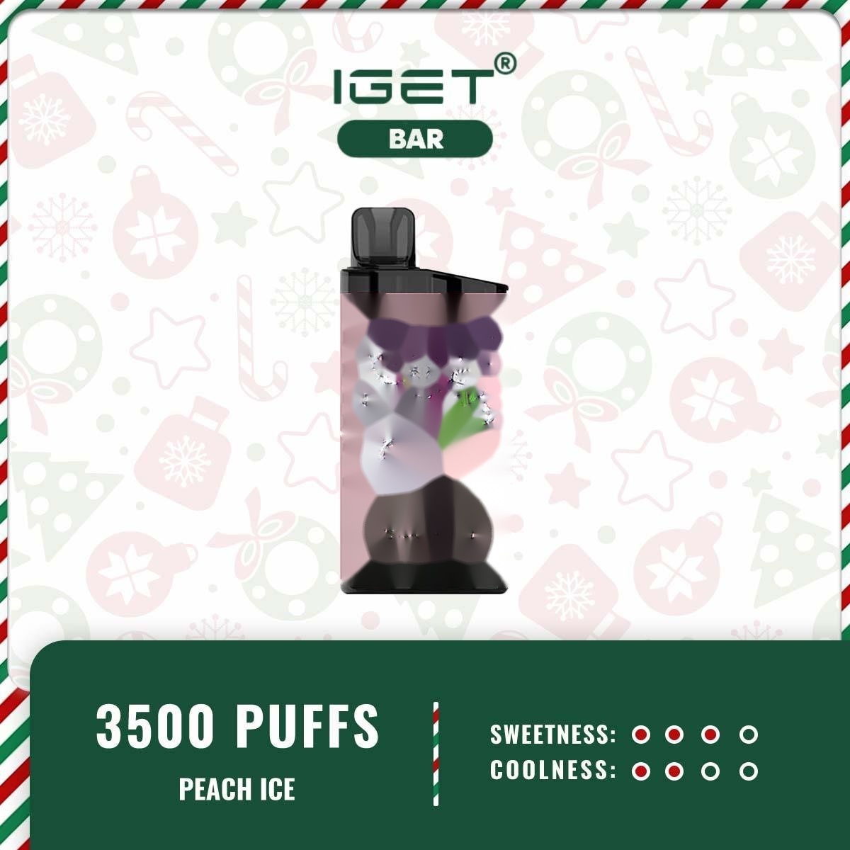IGET BAR PEACH ICE – 3500 PUFFS