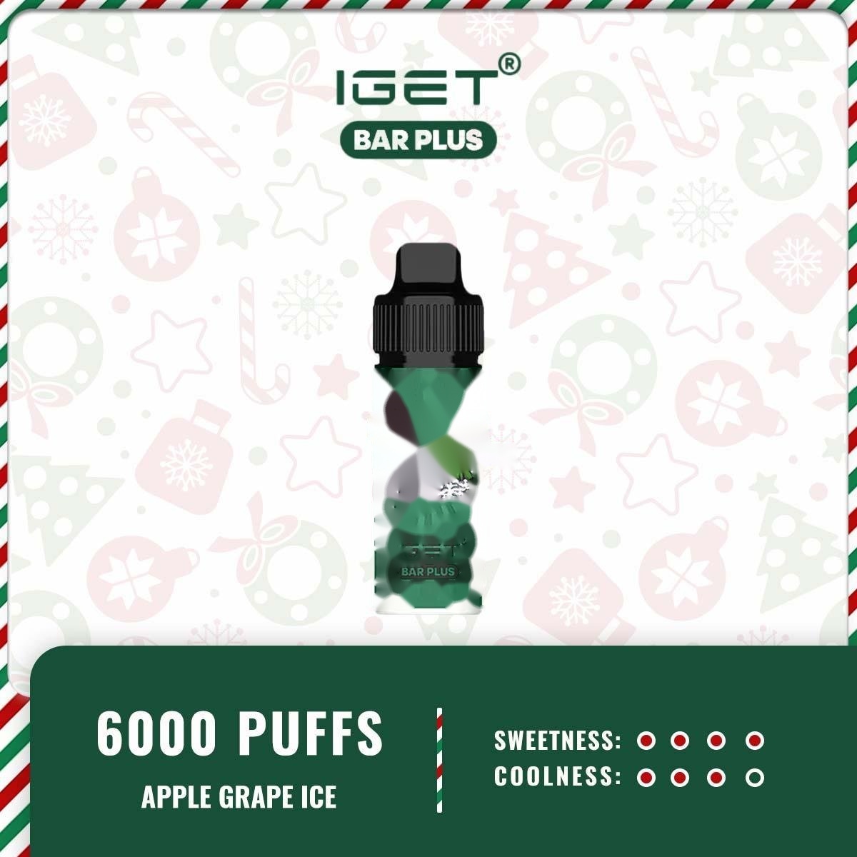 IGET BAR PLUS - APPLE GRAPE ICE