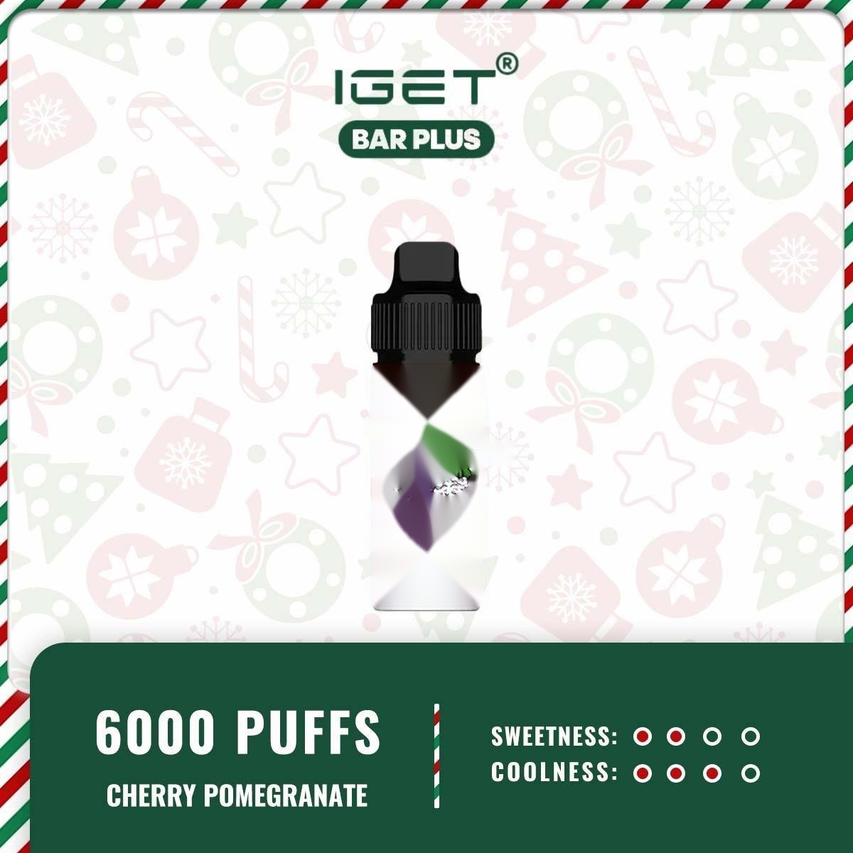 IGET BAR PLUS - CHERRY POMEGRANATE