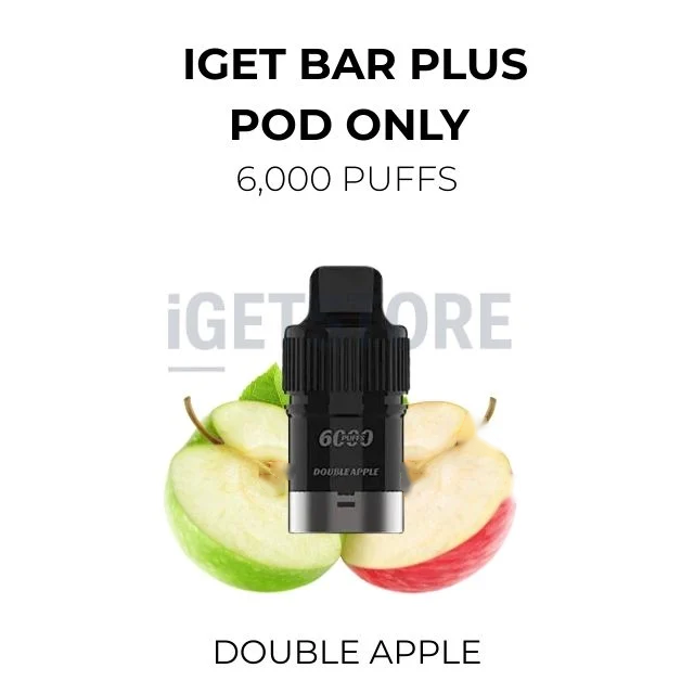 IGET Bar Plus Pods 6000 Puffs – Double Apple
