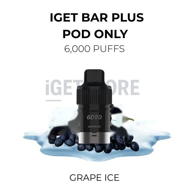 IGET Bar Plus Pods 6000 Puffs – Grape Ice