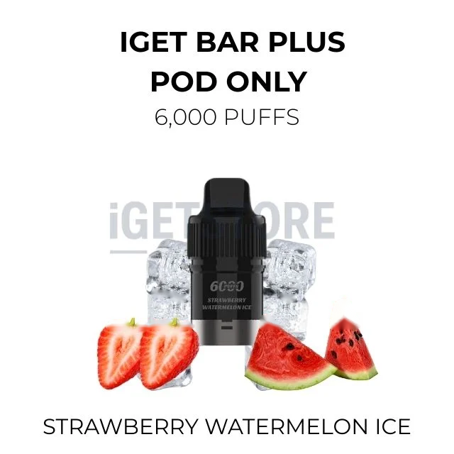 IGET Bar Plus Pods 6000 Puffs โ Strawberry Watermelon Ice