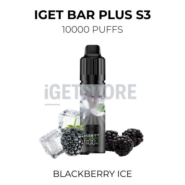 IGET Bar Plus S3 10000 Puffs โ Blackberry Ice