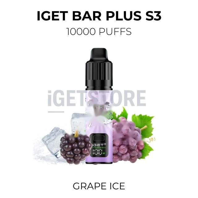 IGET Bar Plus S3 10000 Puffs – Grape Ice