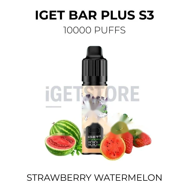 IGET Bar Plus S3 10000 Puffs โ Strawberry Watermelon