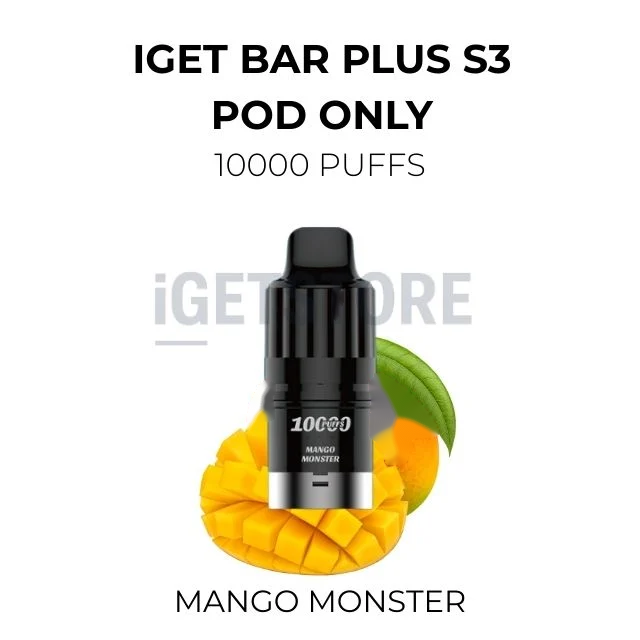 IGET Bar Plus S3 Pod Only 10000 Puffs – Mango Monster