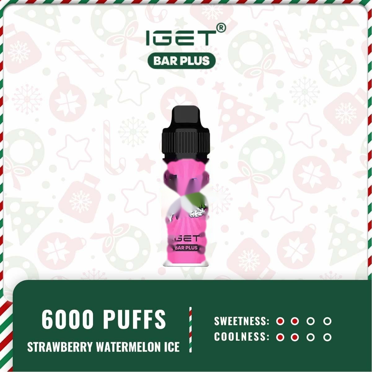 IGET BAR PLUS - STRAWBERRY WATERMELON ICE