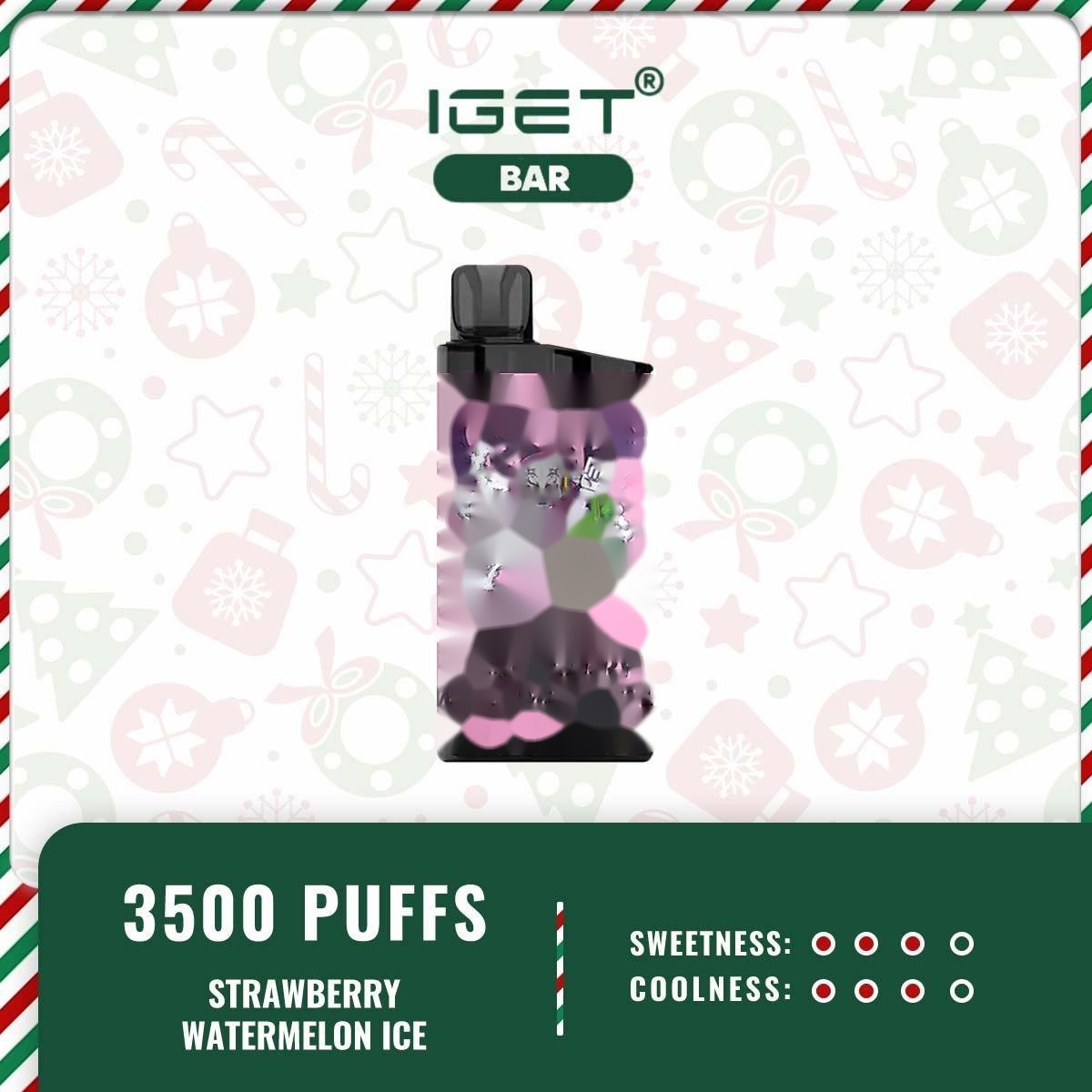IGET BAR - STRAWBERRY WATERMELON ICE
