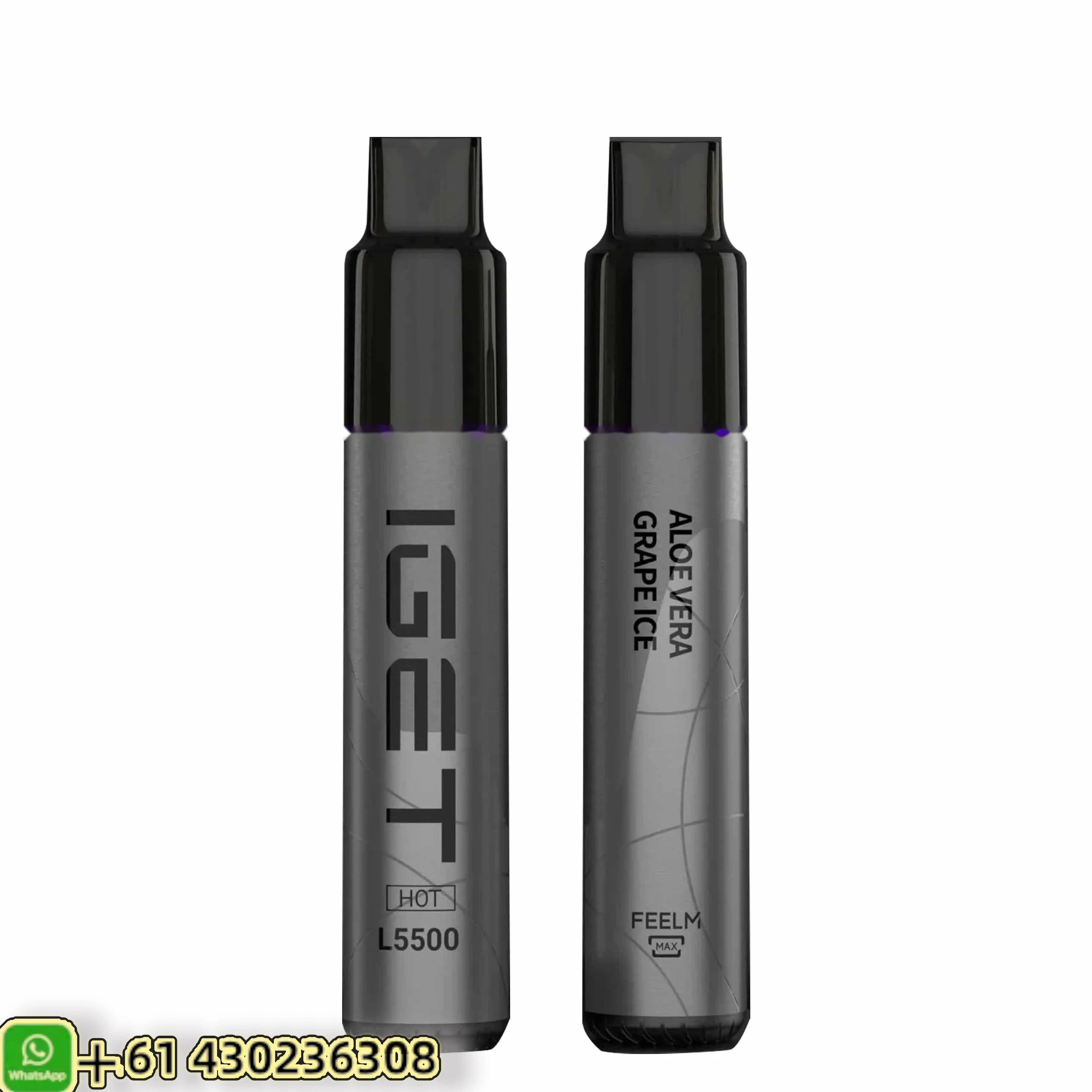 IGET HOT Aloe Vera Grape Ice 5500 Puffs