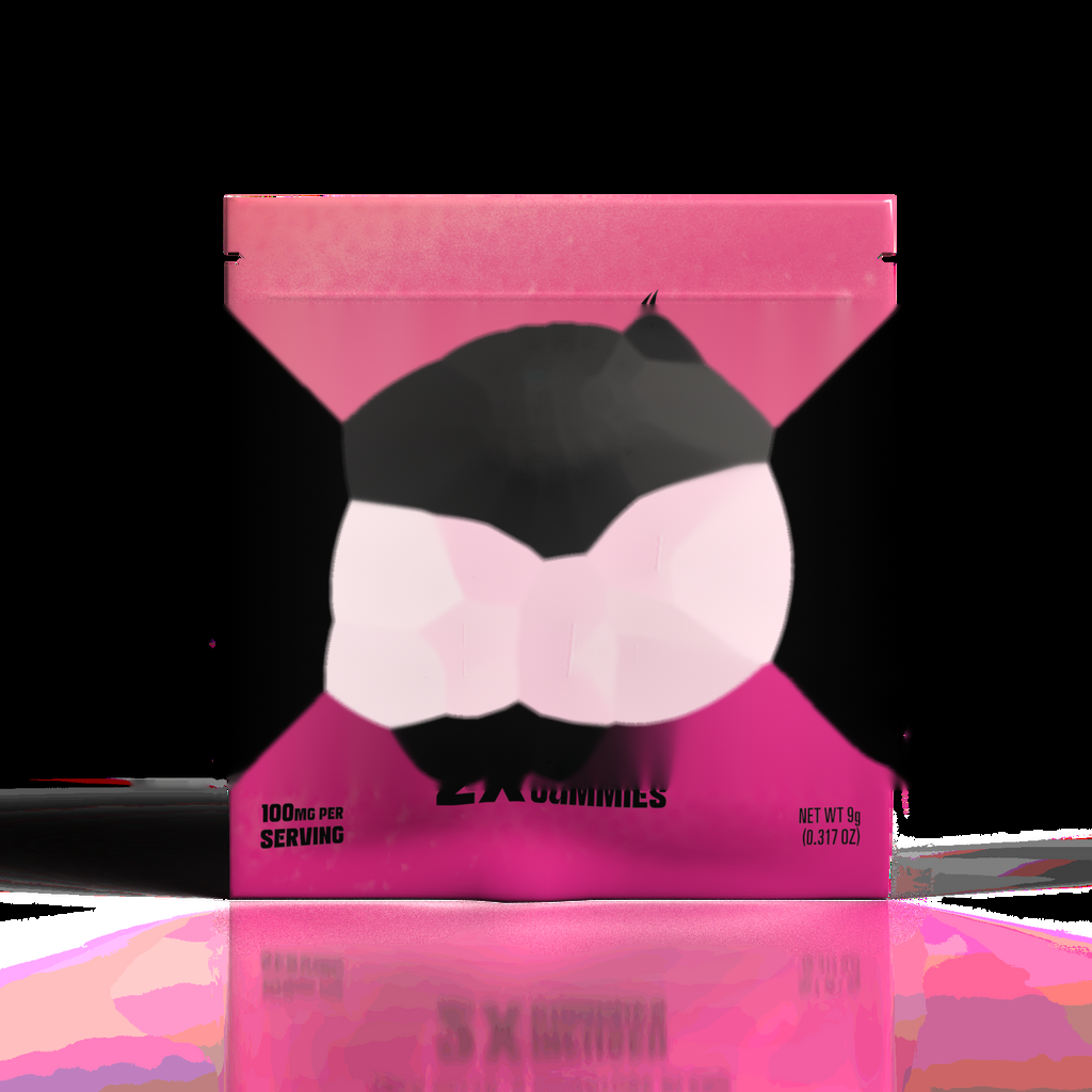 LemonNade - THCA Delta 9 Blend Gummies 2ct Bag - Guava Gelato