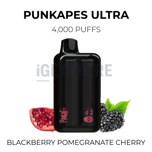 Punkapes Ultra 4000 Puffs – Blackberry Pomegranate Cherry