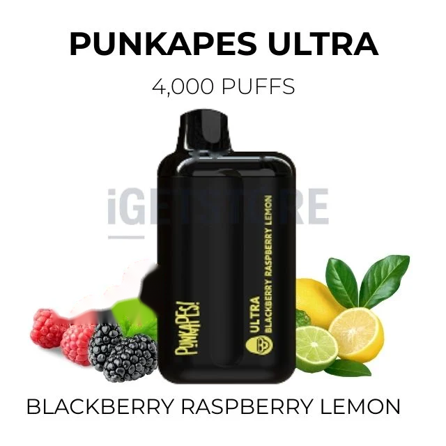 Punkapes Ultra 4000 Puffs – Blackberry Raspberry Lemon