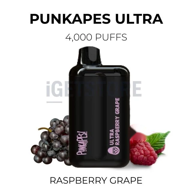 Punkapes Ultra 4000 Puffs – Raspberry Grape