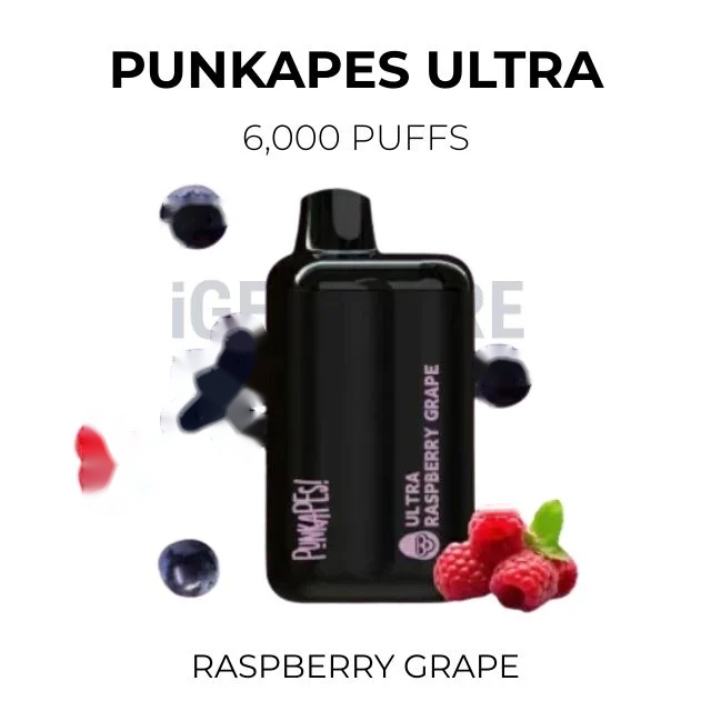 Punkapes Ultra 6000 – Raspberry Grape
