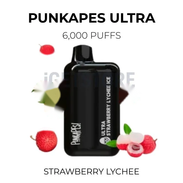 Punkapes Ultra 6000 – Strawberry Lychee