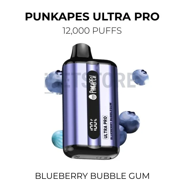 Punkapes Ultra Pro 12000 Puffs – Blueberry Raspbery Bubble Gum