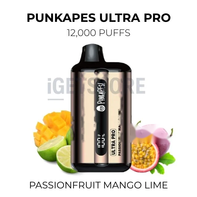Punkapes Ultra Pro 12000 Puffs – Passionfruit Mango Lime