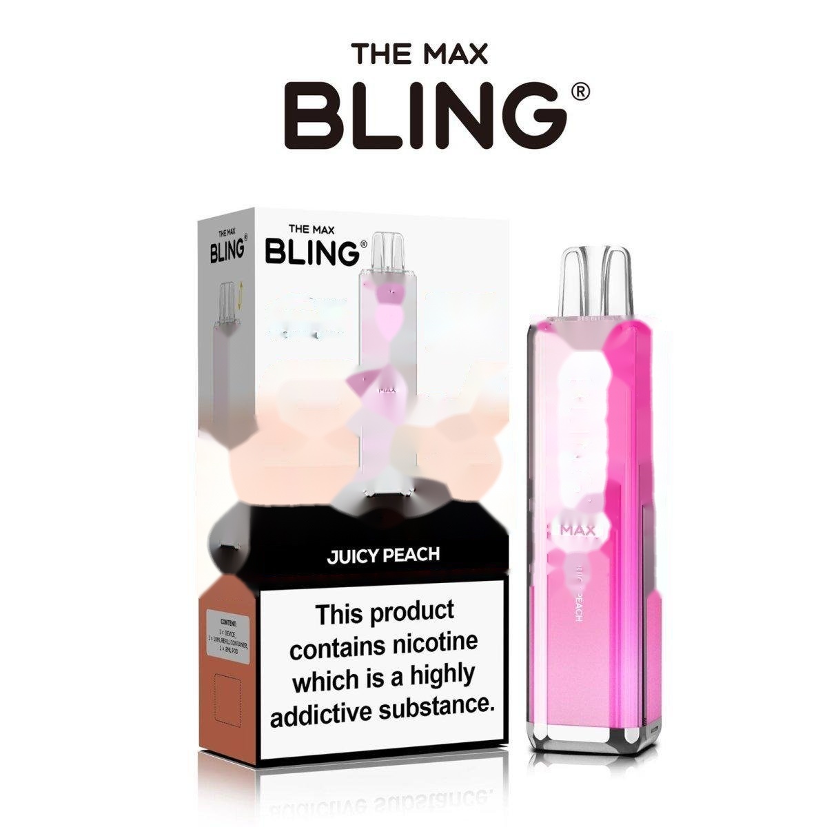 The Crystal Bling Max 8000 Pre-filled VAPE - (BOX OF 5)