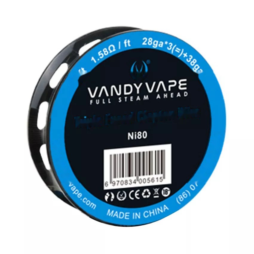 Vandy Vape Triple Fused Clapton Wire NI80 Coil