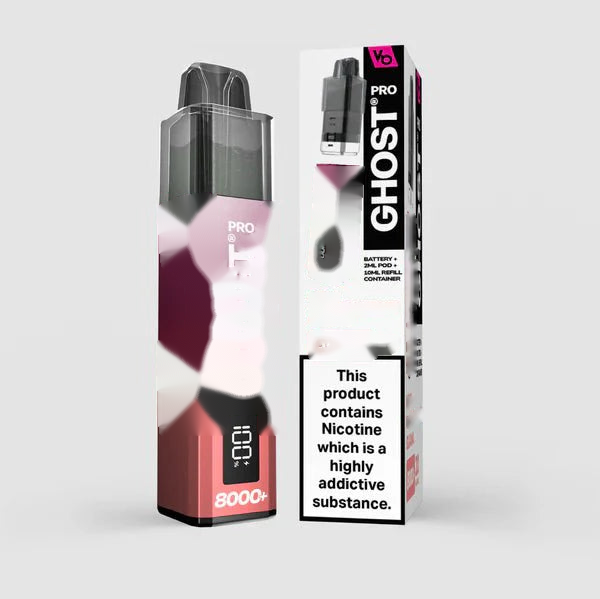 Vapes Bar Ghost Pro 8000 Prefilled VAPE (BOX OF 5)