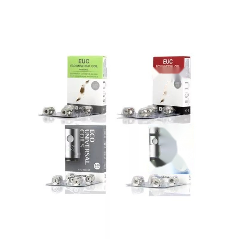 Vaporesso EUC Core Coils (0.3ohm & 0.4ohm & 0.5ohm & 0.6ohm) For Vaporesso Veco Tank & Veco Plus Tank & Tarot Nano Kit & Nebula Kit (5pcs/pack)