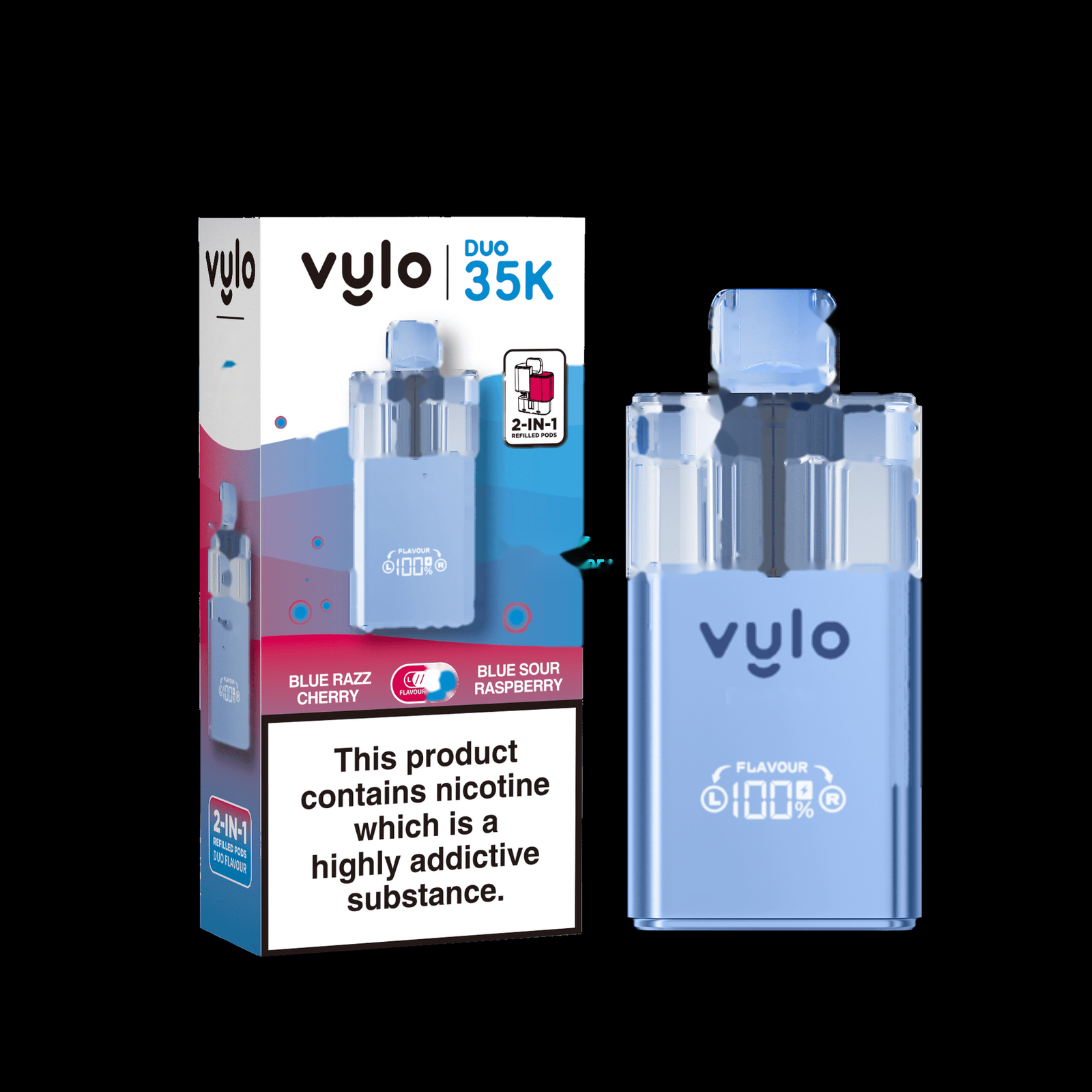 Vylo Duo 35k Prefilled 2 in 1 Pod Vape (BOX OF 5)